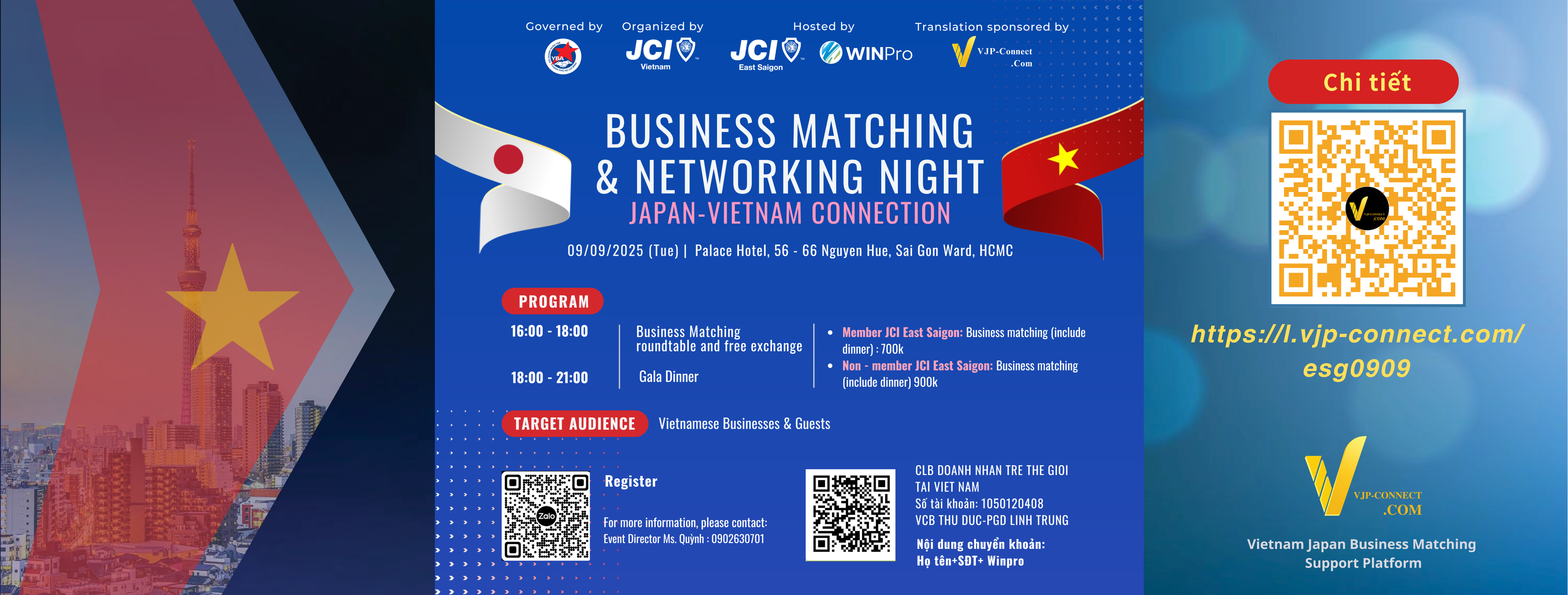 [JCI - ESG] BUSINESS MATCHING & NETWORKING NIGHT – JAPAN-VIETNAM CONNECTION